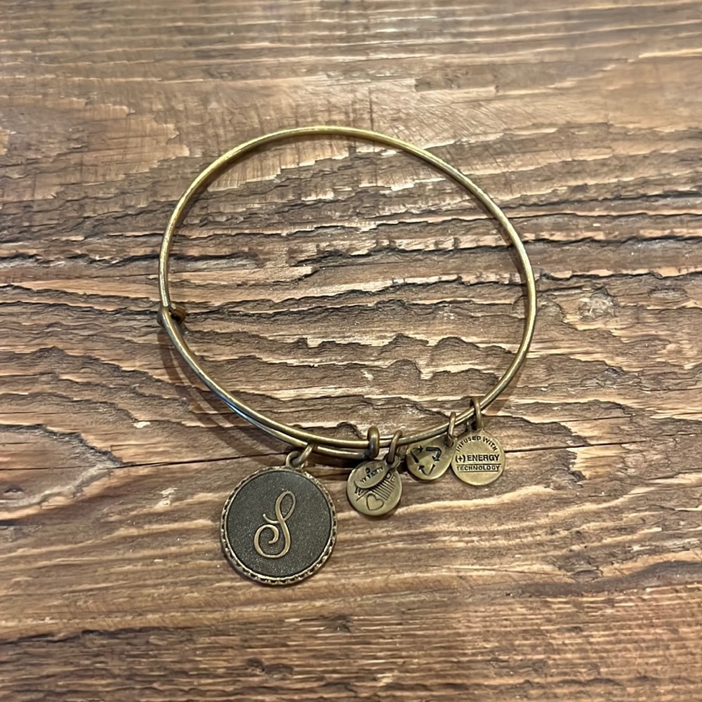 Alex and Ani “S” Initial Bracelet